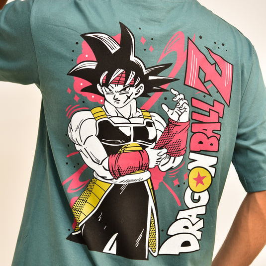 Teezen Emerald Surge Graphic Tee: Honor Bardock’s Legacy