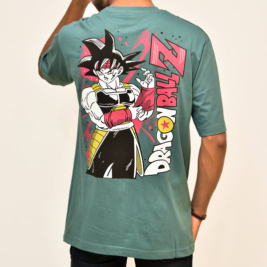 Teezen Emerald Surge Graphic Tee: Honor Bardock’s Legacy