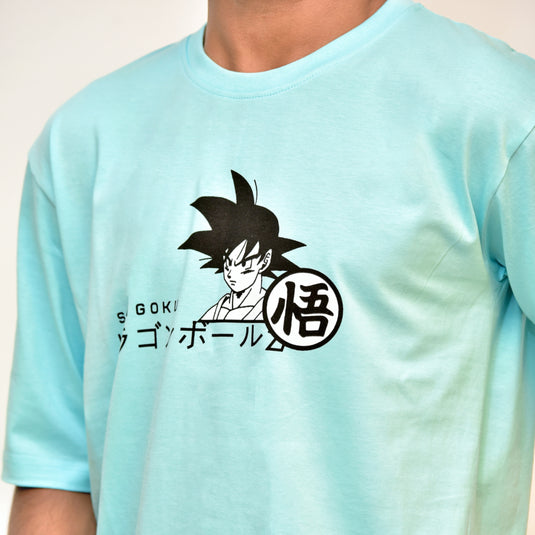 Teezen Azure Harmony Graphic Tee: Embrace the Spirit of Naruto