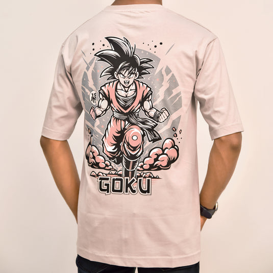 Teezen Inferno Spirit Graphic Tee: Embrace Goku’s Fiery Energy