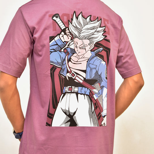 Teezen Scarlet Guardian Graphic Tee: Honor Future Trunks' Legacy