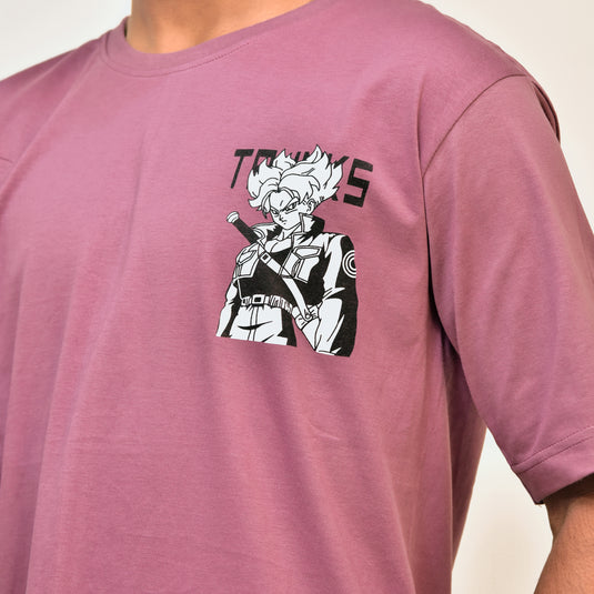 Teezen Scarlet Guardian Graphic Tee: Honor Future Trunks' Legacy